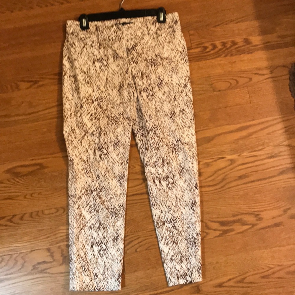 Size 2 skinny animal print pants